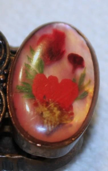#Vintage resine bloemen armband – photo 6